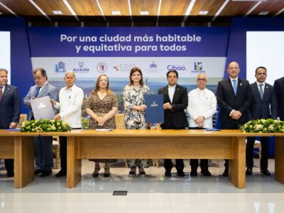 Vicepresidenta Raquel Peña encabeza firma del “Pacto por una Mejor Ciudad” para impulsar visión de futuro de Santiago