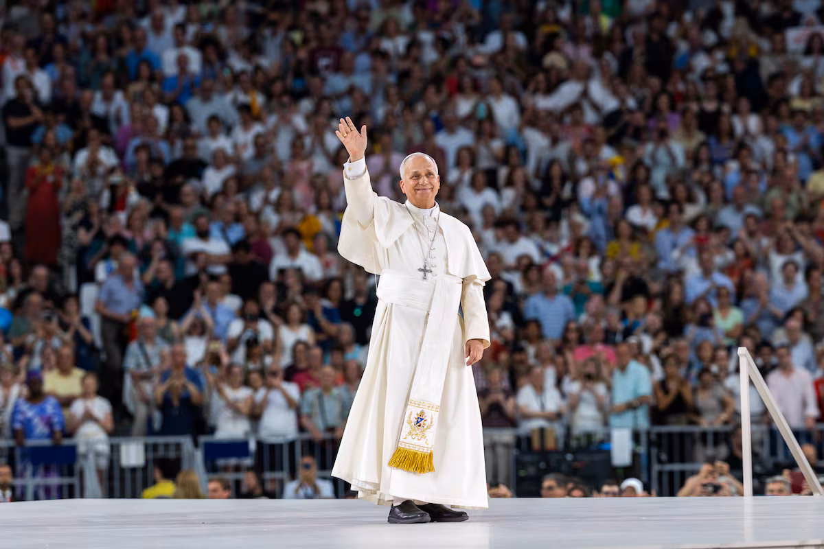El Papa León XIV llena el Bernabéu de emoción: “Hoy la Iglesia de Madrid ha marcado un golazo para siempre en este estadio”