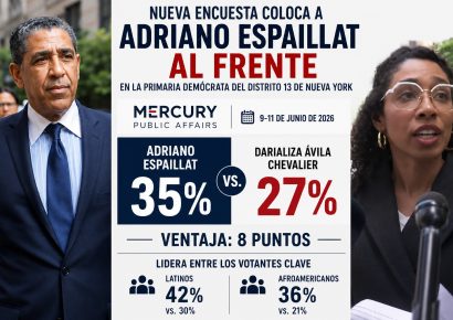 Encuesta coloca a Adriano Espaillat en ventaja rumbo a primarias demócratas en Nueva York