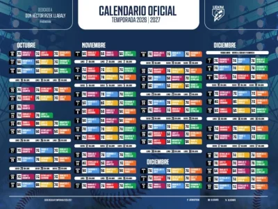 Lidom aprueba calendario y reglamentos para torneo 2026-27
