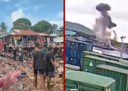Al menos cinco fallecidos tras explosión de bomba de la Segunda Guerra Mundial en Indonesia