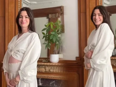 La protagonista de El diablo viste de Prada, Anne Hathaway, anuncia que está embarazada de su tercer hijo a sus 43 años
