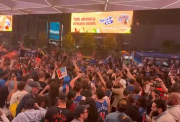 Celebraciones por la remontada de los Knicks terminan con 56 detenidos