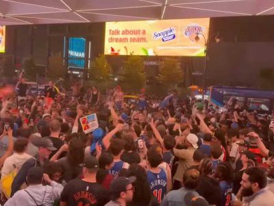 Celebraciones por la remontada de los Knicks terminan con 56 detenidos