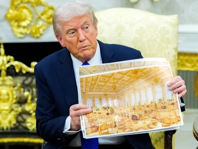 Senado republicano elimina fondos para Salón de Baile de Trump