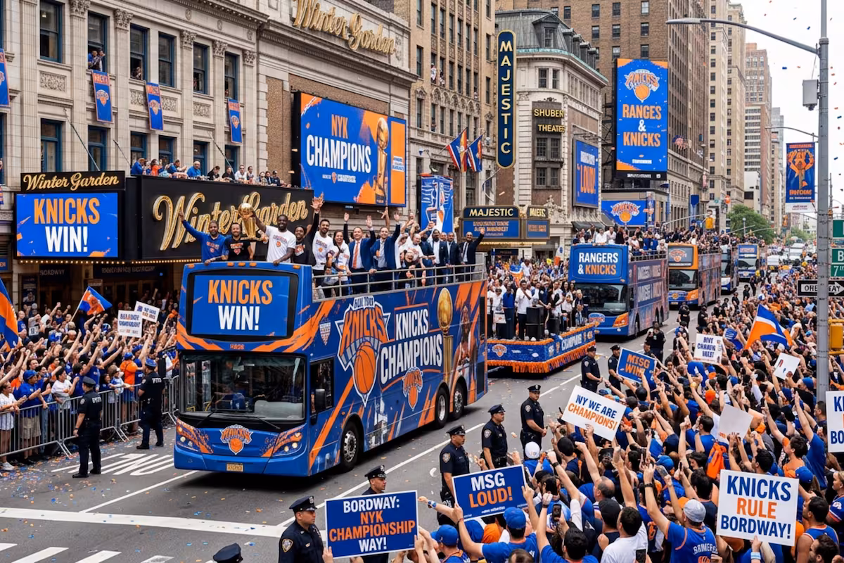 NYPD pide llegar temprano al desfile de los Knicks en Nueva York