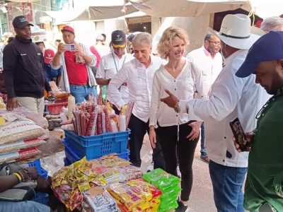 Embajadores de Francia y la UE recorrieron frontera en Dajabón