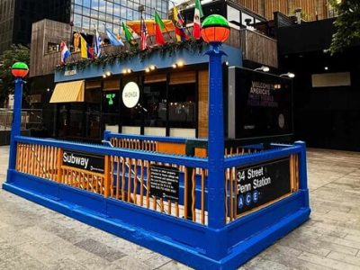 Penn Station se viste de Knicks rumbo a las Finales