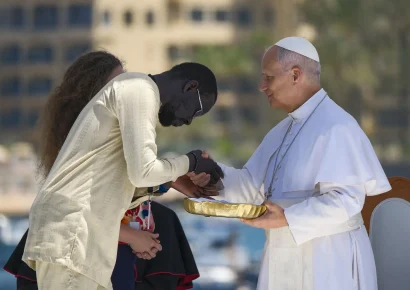 El papa León XIV alza la voz por la situación migratoria en Canarias durante su visita a Arguineguín