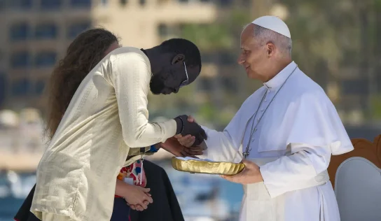 El papa León XIV alza la voz por la situación migratoria en Canarias durante su visita a Arguineguín