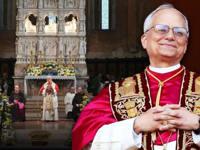 El papa León XIV visita la tumba de San Agustín y llama a la paz y la reconciliación