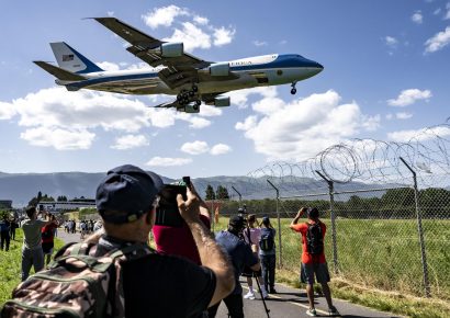 Trump llega a Ginebra para el G7 luego del anuncio del pacto con Irán