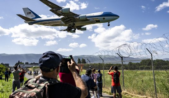 Trump llega a Ginebra para el G7 luego del anuncio del pacto con Irán