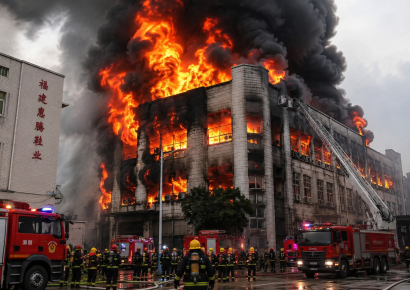 Incendio en fábrica de calzado en China deja al menos 28 muertos