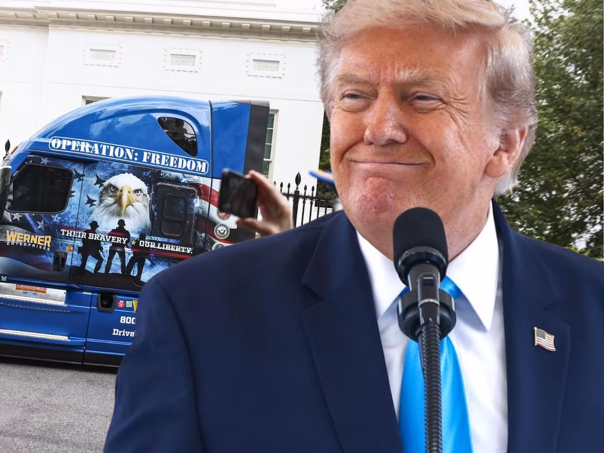 Trump impulsa plan para reemplazar a camioneros indocumentados por veteranos militares