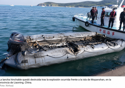 Siete personas mueren tras explosión de lancha en la costa de Liaoning, China