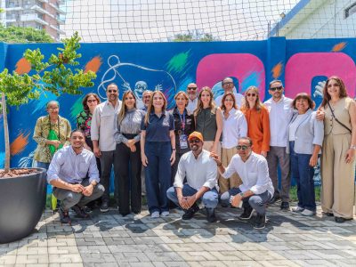 Carolina Mejía inaugura Paseo Paraíso con mural de Juegos 2026