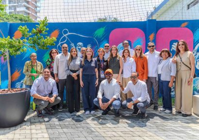 Carolina Mejía inaugura Paseo Paraíso con mural de Juegos 2026