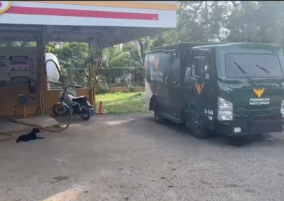 Seis hombres asaltaron estación de gas y camión de valores en Monte Plata