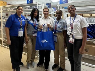 Carolina Mejía fue acreditada como primera voluntaria de los Juegos Santo Domingo 2026