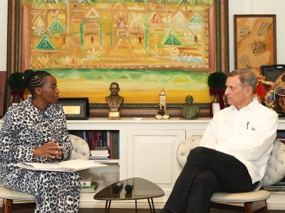 Canciller Roberto Álvarez y directora de la UNODC fortalecen cooperación contra delitos transnacionales