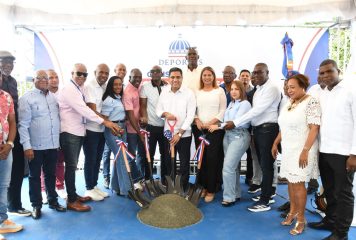 Inicia construcción de techado multiuso en Villa Hermosa con inversión de RD$32 millones
