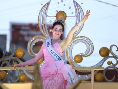 Miss Universo Fátima Bosch llega a RD para gala del 70 aniversario
