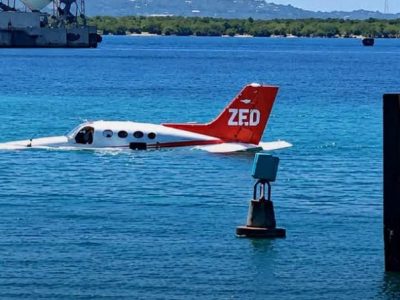 Cessna 402B con matrícula dominicana realizó aterrizaje de emergencia en Haití