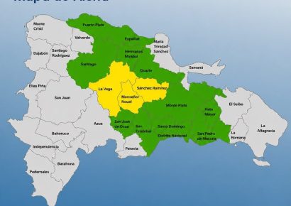 COE subió alerta: 14 provincias y DN bajo amenaza de lluvias