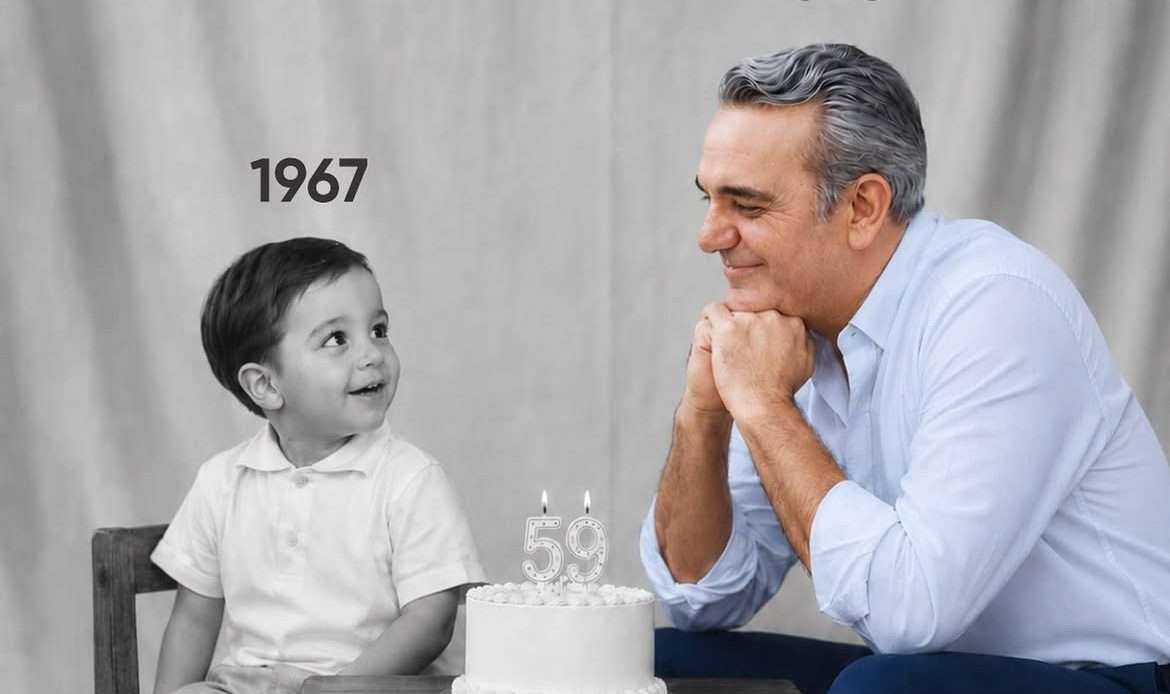 Hoy el presidente Luis Abinader celebra 59 años