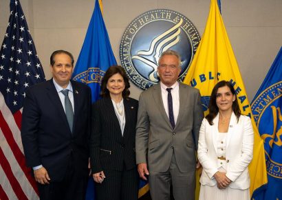 Embajadora Leah Campos presentó a Peña y Atallah con secretario de Salud de EE.UU.