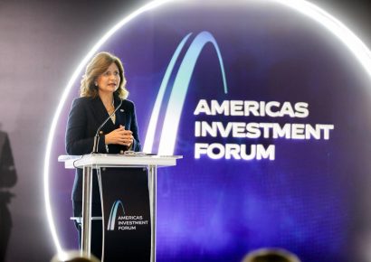 Raquel Peña resalta confianza y estabilidad en apertura del Americas Investment Forum 2026