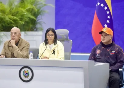 Delcy Rodríguez informa que padece un problema de salud y asegura que no le impedirá seguir trabajando tras los terremotos