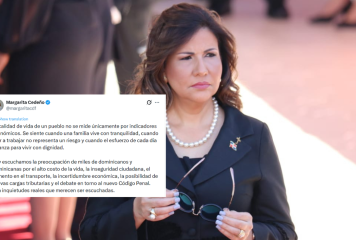 Margarita Cedeño criticó gestión y pidió escuchar demandas sociales