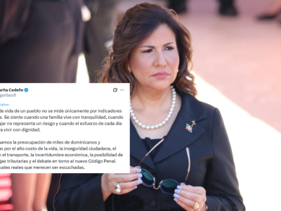 Margarita Cedeño criticó gestión y pidió escuchar demandas sociales