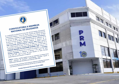 PRM convoca Asamblea Nacional de Delegados para el 9 de agosto