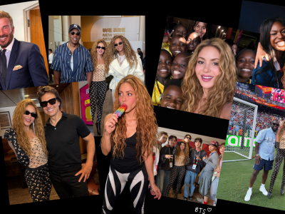 Shakira comparte momentos del Mundial junto a celebridades