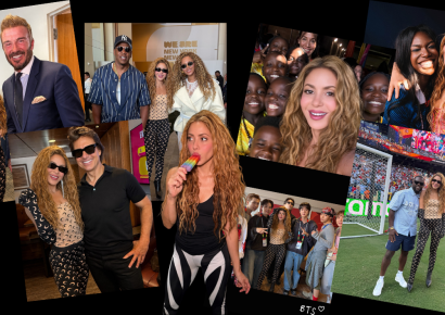Shakira comparte momentos del Mundial junto a celebridades