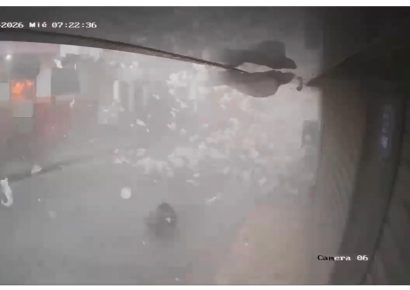Se registra una gran explosión la mañana de este miércoles en un negocio de Los Guaricanos en Santo Domingo Norte