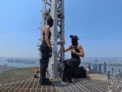 Arrestan pareja que escaló antena del Empire State Building