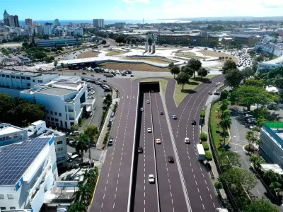 Abinader anunció inauguración del túnel de la Plaza de la Bandera