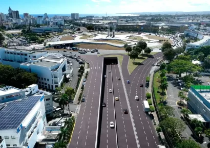Abinader anunció inauguración del túnel de la Plaza de la Bandera