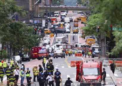 Evacúan rascacielos en Manhattan por riesgo estructural