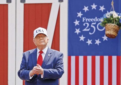 Trump acapara el protagonismo en los 250 años de la independencia de Estados Unidos