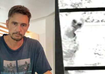 El actor James Franco causa revuelo en redes con un video de un supuesto extraterrestre que habría vigilado su casa: “No estoy actuando como un loco”