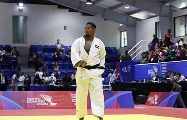 Jaime Nova logra plata en +100 kg de judo