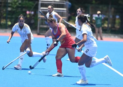 México remonta y golea 6-2 a Venezuela en hockey femenino