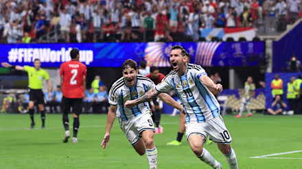 Messi celebró como barrilete cósmico la hazaña contra Inglaterra