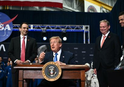 Trump anuncia nueva Academia Espacial en Estados Unidos para formar a futuras generaciones