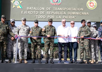 Presidente Abinader inaugura moderno Batallón de Transportación del Ejército para reforzar su capacidad logística y operativa